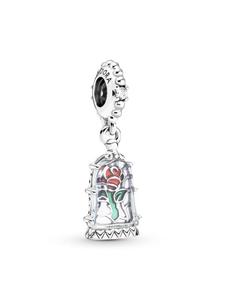 Шарм Pandora Disney Beauty and the Beast Enchanted Rose Dangle Charm, стерлинговое серебро