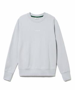 Толстовка с круглым вырезом и вышитым логотипом бренда.