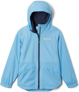 Куртка Columbia Baby Girl Rainy Trails с флисовой подкладкой, Vista Blue/Vista Blue Slub