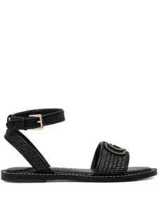 Сандалии с плетенными ремешками GUESS USA, черный