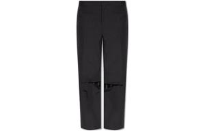 Винтажные прямые брюки Givenchy, черные