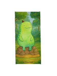 Mr. & Mrs. Panda Дизайн полотенца "Черепаха" без надписи, белый