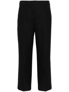 TOTEME укороченные брюки со складками, черный
