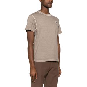 Футболка мужская коричневая STONE ISLAND
