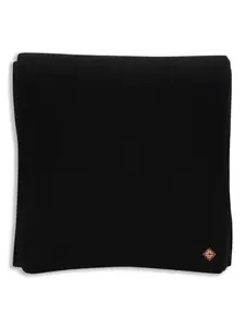 Ребристый шарф с логотипом CASABLANCA, черный