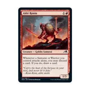 CCG Акки Ронин (К) (Рольга), MTG - Kamigawa : Neon Dynasty