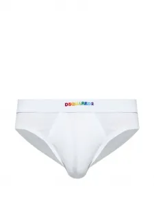 Трусы с вышитым логотипом Dsquared2, белый