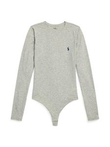 Боди Polo Ralph Lauren Club Cotton, пятнистый серый