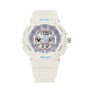Disney Часы Mickey Series Electronic+Quartz Movement TPU Strap Watch Unisex Gray Dial
