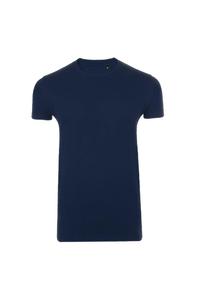 Футболка с коротким рукавом Imperial Slim Fit SOL'S, темно-синий