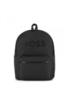 BOSS Kidswear рюкзак с тисненым логотипом, черный