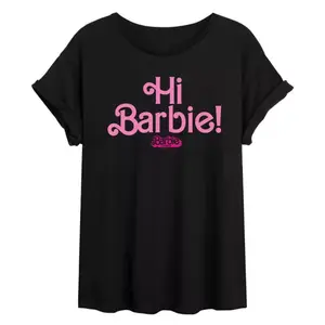 Футболка Juniors с графическим принтом «The Movie Hi» Barbie, черный