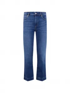 Джинсы с поясными шлевками Sportmax, синий