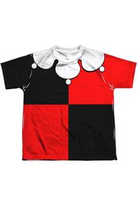 Футболка с коротким рукавом для детей Batman Quinn из полиэстера Gildan, белый