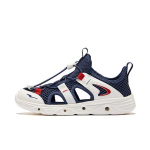 Детские сандалии с низким верхом, нескользящие, дышащие, быстросохнущие ERKE KIDS, синий/белый