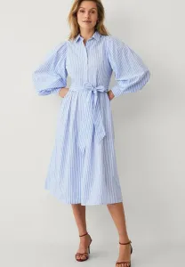 Платье-Рубашка mit kordel Ellos Collection, Blau Weiß Gestreift