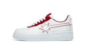 Кроссовки starwalk soldier Skateboarding Shoes Unisex Low-top Red, белый