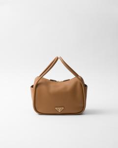 Кожаная сумка Prada Darling, коричневый