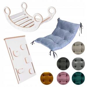 Монтессори-качалка+стенка+горка+подушка РАЗНЫЕ ЦВЕТА Сертификат Gugi