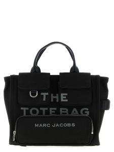 Сумка-тоут среднего размера из холста «The Cargo» MARC JACOBS, черный