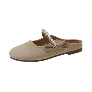 TONYBEAR Закрытые тапочки женские - хаки, цвет Khaki