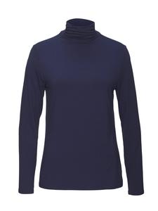 Футболка LASCANA Stehkragenshirt, темно-синий