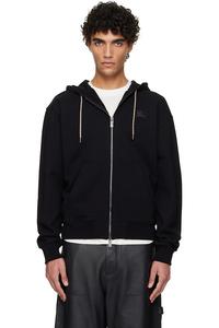 Худи с клетчатым принтом Рори Burberry, черный