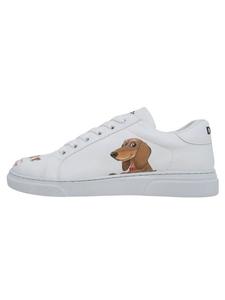 Кроссовки на шнуровке Dogo Ace Sneakers - Mini Puppy, белый