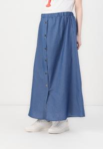 Юбка макси OLMNOVA BUTTON SKIRT ONLY MATERNITY, цвет Medium Blue Denim