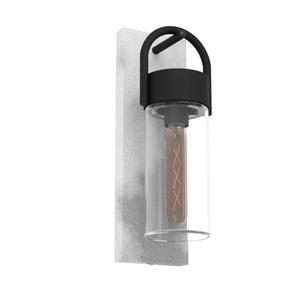 Eglo Настенный уличный светильник, цоколь E27, серый/прозрачный/черный, степень защиты IP44