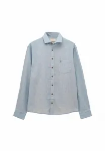 Рубашка с длинным рукавом стандартного кроя из смешанной ткани Joules, Blue