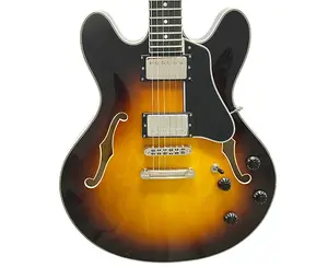 Электрогитара Eastman T386-RD с полым корпусом в винтажном солнечном цвете с чехлом