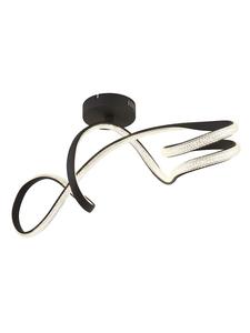 Globo lighting Потолочный светодиодный светильник "Swirl" черного цвета - (Ш)90,8 x (В)33 x (Г)28 см