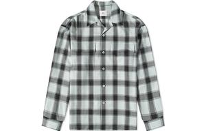Рубашка для боулинга Ami Paris в клетку «тартан» Amiparis, светлый зеленый