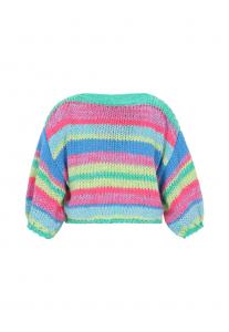 Большой свитер MYMO, Turquoise/Royal Blue/Light Blue