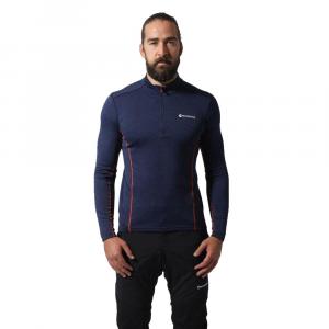 Спортивный топ Montane Dart Zip Neck, синий