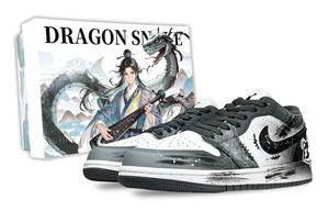 Jordan Кроссовки Air 1 Vintage Unisex низкие Black White Gray