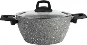 Набор посуды из органического гранита со стеклянными крышками (7 предметов) Markenlos