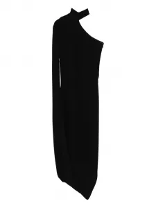 Асимметричное миди-платье Alexander Wang, черный