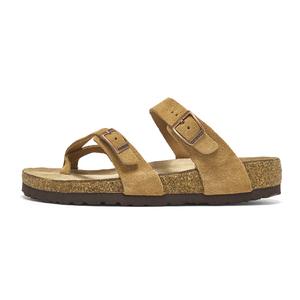 East Garden Works Женские шлепанцы с пробковой подошвой, бесшумные, устойчивые к истиранию и скольжению, имбирно-желтые, цвет Ginger Yellow