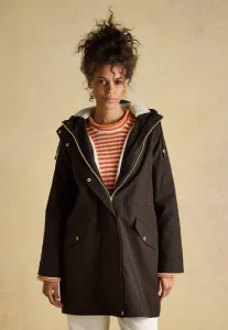 Парка стандартного кроя с подкладкой и капюшоном. Joules, Brown