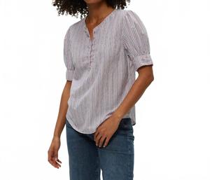 Топ Simone Puff Top фиолетового цвета Michael Stars, фиолетовый