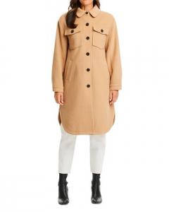 Пальто с отделкой из шерпа Sanctuary, цвет Tan/Beige