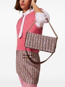 TWINSET сумка через плечо с дизайном букле, розовый