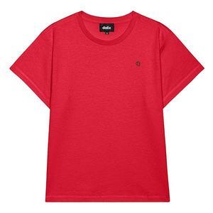 Женская футболка с клубничным принтом, легкая, с высокой талией Dalix, Team Red