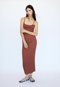 Платье PULL&BEAR MIDI, Light Brown