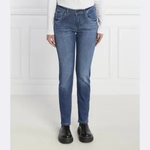 Джинсы узкого кроя джинсовая ткань Pepe Jeans London, синий