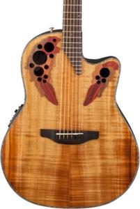 Акустическая гитара Ovation CE44P Celebrity Elite Plus Mid-Depth A/E Figured Koa