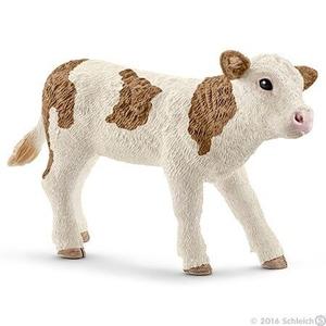 Schleich, статуэтка, симментальский теленок