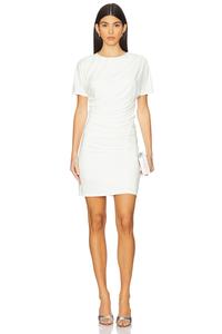 Мини-Платье kiko с короткими рукавами Simkhai, белый